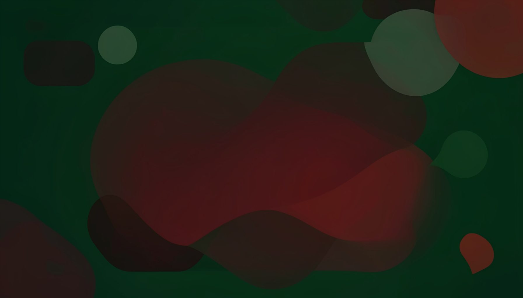 Fondo verde oscuro con formas geométricas que recuerdan burbujas de chat y una interfaz de mensajería